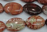 CBD42 15.5 inches 18*25mm oval brecciated jasper gemstone beads