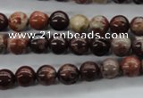 CBD61 15.5 inches 8mm round brecciated jasper gemstone beads