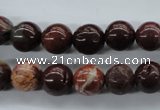 CBD62 15.5 inches 10mm round brecciated jasper gemstone beads