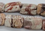 CBD79 15.5 inches 18*25mm rectangle brecciated jasper gemstone beads