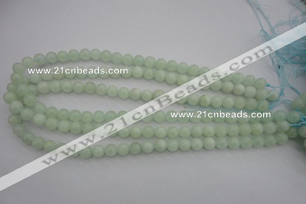 CBE03 15.5 inches 8mm round beryl gemstone beads wholesale