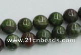 CBG02 15.5 inches 10mm round bronze green gemstone beads wholesale