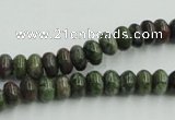 CBG03 15.5 inches 5*8mm rondelle bronze green gemstone beads