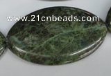 CBG34 15.5 inches 30*50mm marquise bronze green gemstone beads