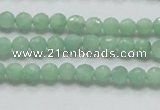 CBJ05 15.5 inches 6mm faceted round jade beads wholesale