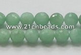CBJ07 15.5 inches 10mm faceted round jade beads wholesale