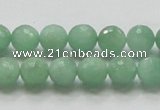 CBJ07 15.5 inches 10mm faceted round jade beads wholesale