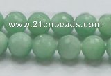 CBJ08 15.5 inches 12mm faceted round jade beads wholesale