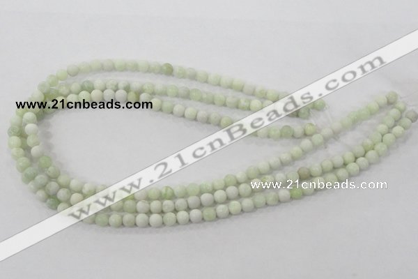 CBJ202 15.5 inches 6mm round butter jade beads wholesale