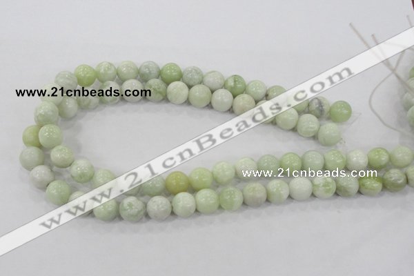 CBJ205 15.5 inches 12mm round butter jade beads wholesale