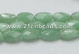 CBJ28 15.5 inches 8*12mm faceted oval jade beads wholesale