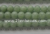 CBJ309 15.5 inches 8mm round A grade natural jade beads