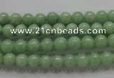 CBJ326 15.5 inches 6mm round AA grade natural jade beads