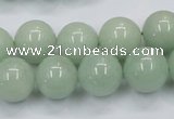 CBJ330 15.5 inches 14mm round AA grade natural jade beads