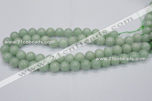 CBJ330 15.5 inches 14mm round AA grade natural jade beads