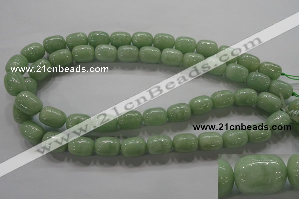 CBJ338 15.5 inches 12*16mm drum AA grade natural jade beads