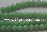 CBJ342 15.5 inches 6mm round AAA grade natural jade beads