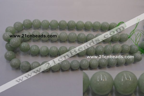 CBJ405 15.5 inches 14mm round natural jade beads wholesale