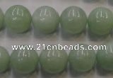 CBJ415 15.5 inches 14mm round natural jade beads wholesale