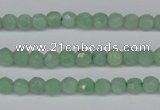 CBJ45 15.5 inches 3mm faceted round jade beads wholesale