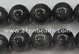 CBJ504 15.5 inches 10mm round black jade beads wholesale