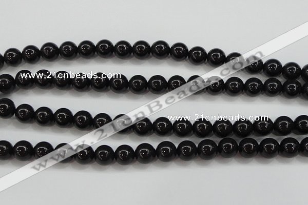 CBJ554 15.5 inches 10mm round Russian black jade beads wholesale