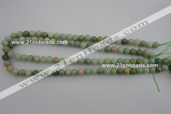 CBJ602 15.5 inches 8mm round jade beads wholesale