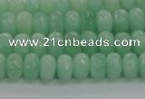 CBJ65 15.5 inches 5*8mm faceted rondelle jade gemstone beads