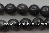 CBJ651 15.5 inches 8mm round black jade beads wholesale