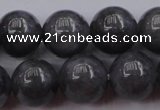 CBJ652 15.5 inches 10mm round black jade beads wholesale