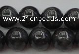 CBJ658 15.5 inches 10mm round black jade beads wholesale