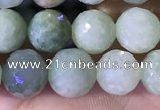 CBJ666 15.5 inches 6mm faceted round jade beads wholesale