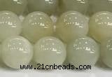 CBJ751 15 inches 12mm round hetian jade gemstone beads