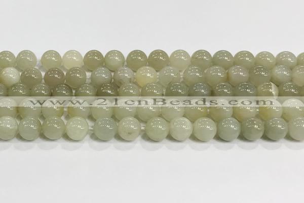 CBJ751 15 inches 12mm round hetian jade gemstone beads