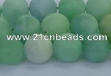 CBJ83 15.5 inches 10mm round matte jade gemstone beads wholesale