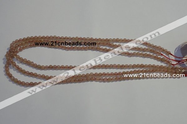 CBQ01 15.5 inches 4mm round strawberry quartz beads wholesale