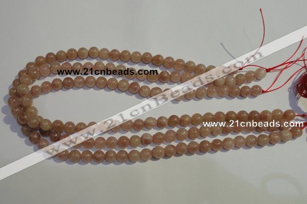 CBQ02 15.5 inches 6mm round strawberry quartz beads wholesale