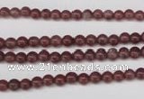 CBQ200 15.5 inches 4mm round strawberry quartz beads wholesale