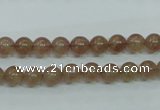 CBQ201 15.5 inches 6mm round strawberry quartz beads wholesale