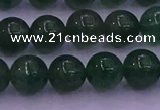 CBQ424 15.5 inches 9mm round green strawberry quartz beads