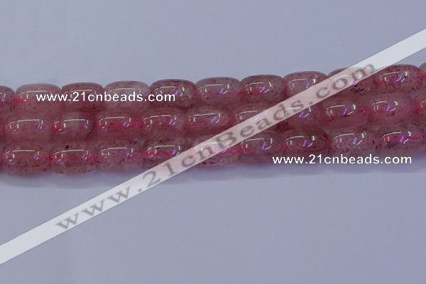 CBQ450 15.5 inches 15*20mm drum strawberry quartz beads