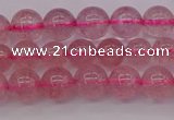 CBQ481 15.5 inches 6mm round strawberry quartz beads wholesale