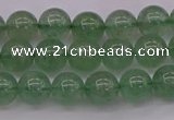 CBQ491 15.5 inches 6mm round green strawberry quartz beads