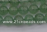 CBQ492 15.5 inches 8mm round green strawberry quartz beads