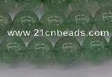 CBQ493 15.5 inches 10mm round green strawberry quartz beads