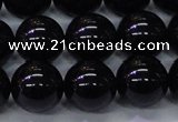 CBQ505 15.5 inches 14mm round natural black quartz beads