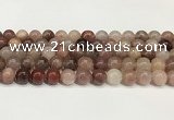 CBQ731 15.5 inches 10mm round strawberry quartz beads wholesale