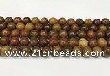 CBQ738 15.5 inches 10mm round red moss agate beads wholesale