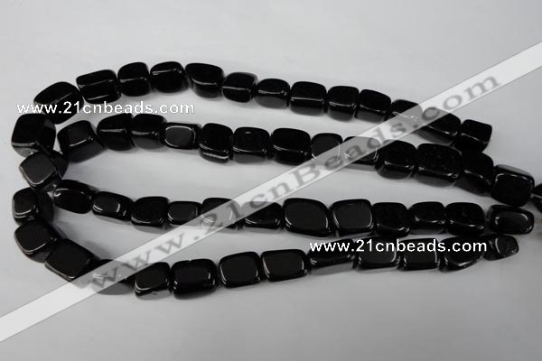 CBS220 15.5 inches 10*12mm – 12*16mm nuggets blackstone beads wholesale