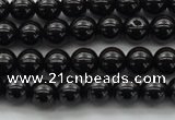 CBS500 15.5 inches 6mm round A grade black spinel beads